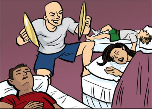 The competitive sleeping league - The Origin Story ILLUSTRATED - Yogasleep | Love Real Sleep