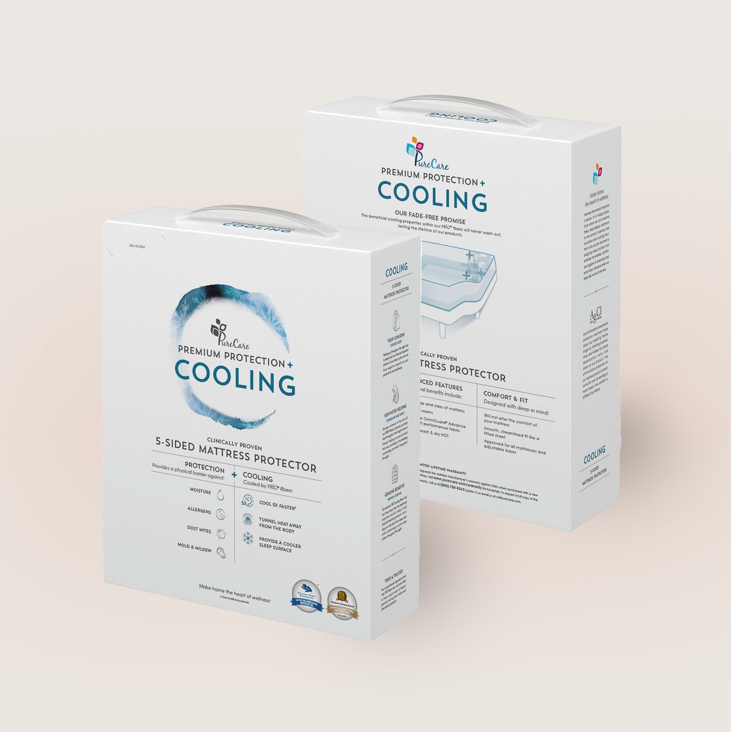 Cooling 5-Sided Mattress Protector