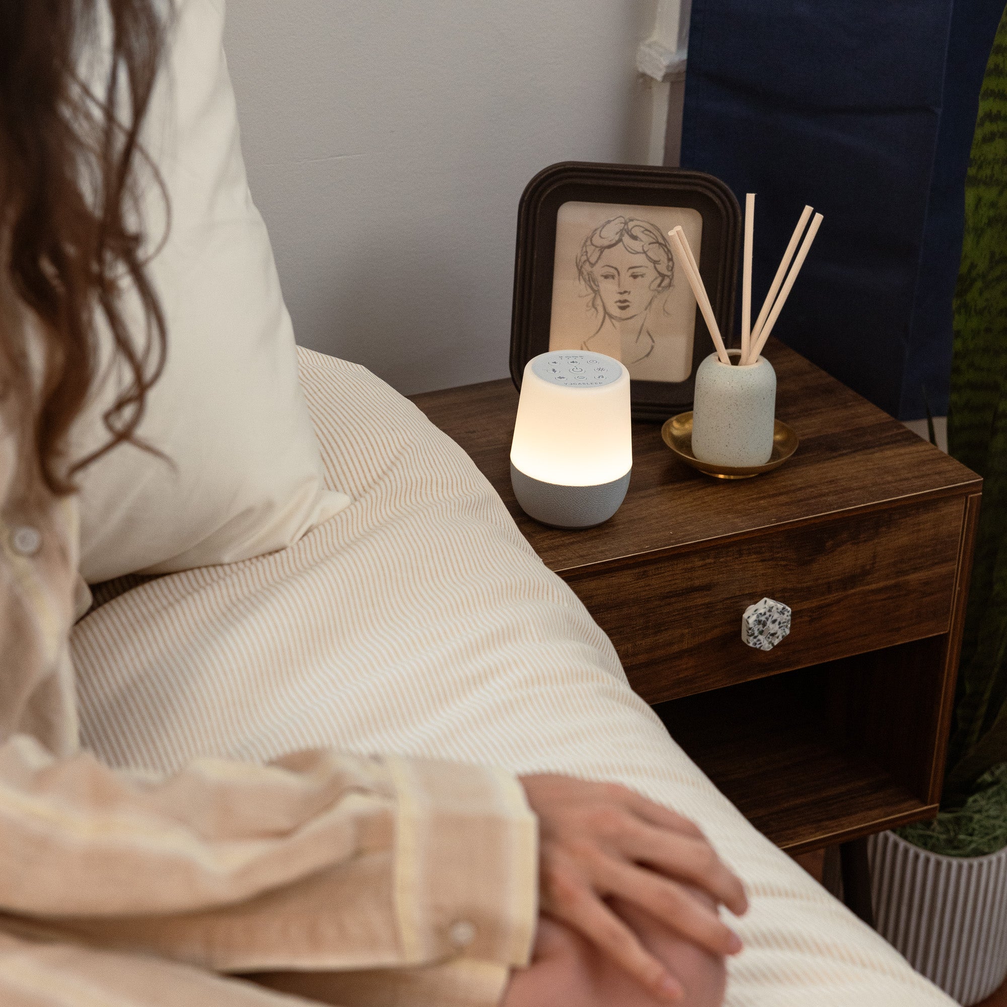 Duet, Sound Machine with Night Light and Bluetooth Speaker | Yogasleep