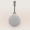 Hushh 2 - A white mesh speaker hangs from a gray carabiner with the YOGASLEEP logo.