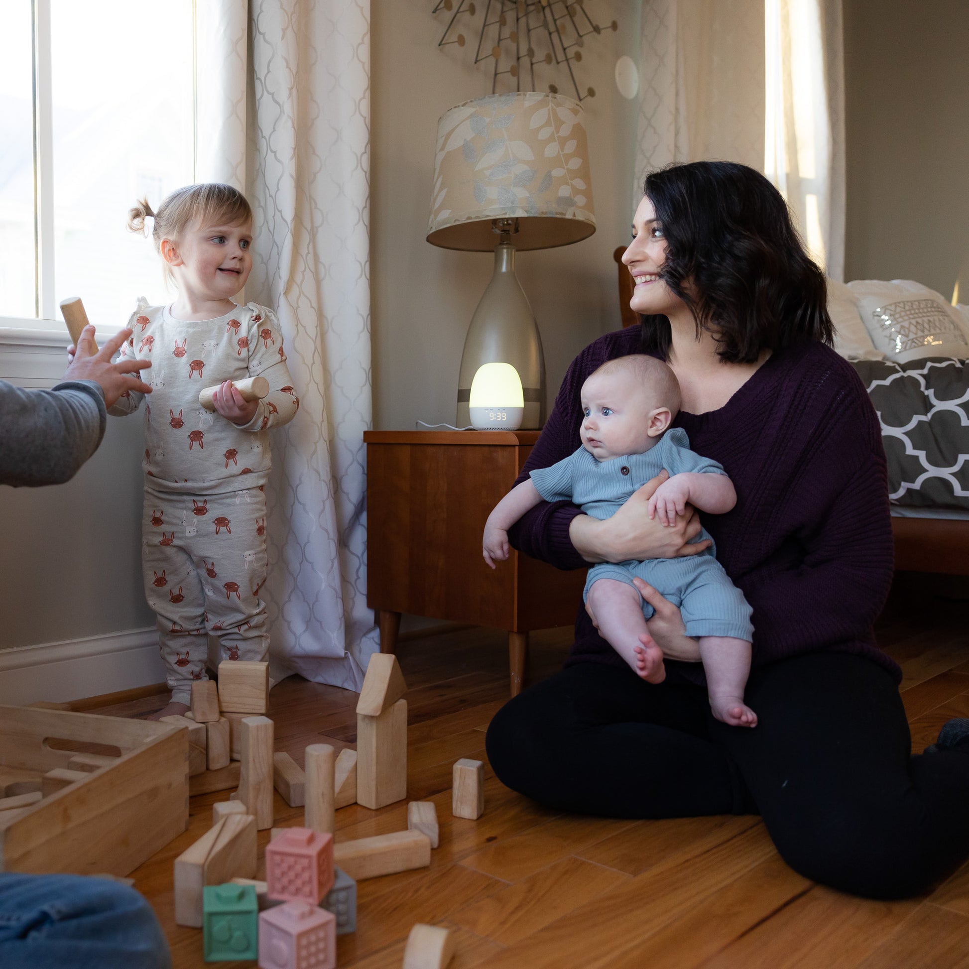 Light to Rise Sleep Trainer, Sound Machine, and Night Light Sound